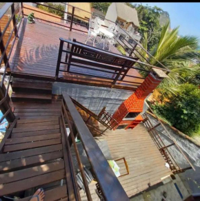 Apartamento aconchegante com deck